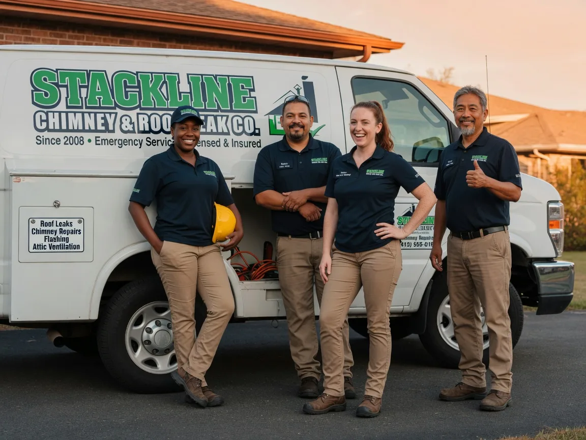 Chimney flashing repair company in Carnegie, OK